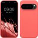 kwmobile hoesje geschikt voor Google Pixel 10 / Pixel 10 Pro - Hoesje met siliconen coating - Smartphone case in neon koraal