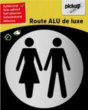 Pickup route rond diameter brushed alu dame heer - picto rond diameter 80 mm