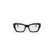 Fendi Lunettes de vue Femme Noir Rectangles 52mm