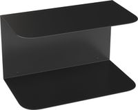 [en.casa] Notodden Nachtkastje zwevend 23x40x23 cm zwart
