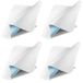 Sensalou 4 stuks waterdichte matrasbeschermers, 70 x 100 cm, incontinentie-matrastopper