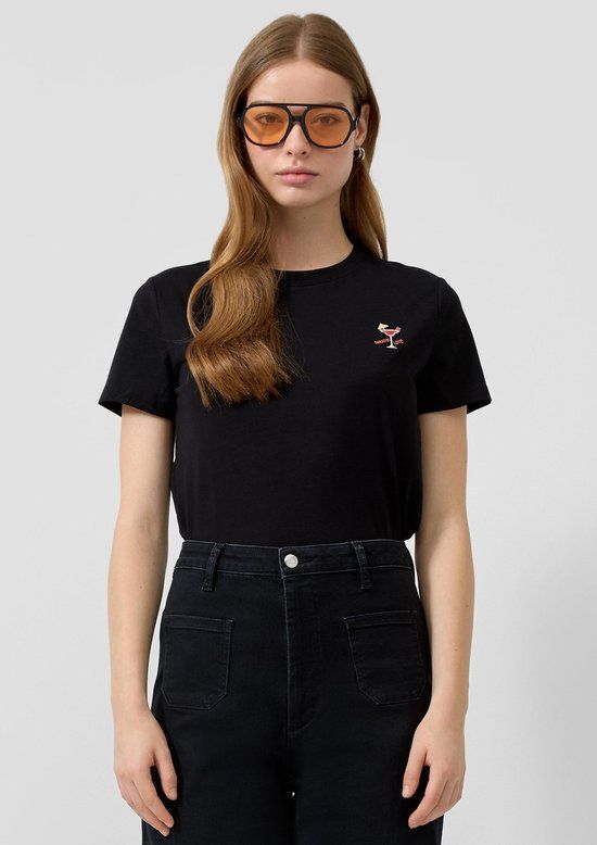 QS s.Oliver QS T-shirt zwart