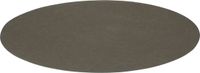 Wicotex Placemats Uni - donker grijs - rond 38 cm