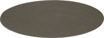 Wicotex Placemats Uni - donker grijs - rond 38 cm