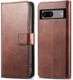 imoshion Luxe Bookcase - Geschikt voor Google Pixel 7a - Donkerbruin