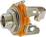 VROUWELIJKE 6.35mm STEREO JACK - OPEN CIRCUIT - CHASSISMONTAGE