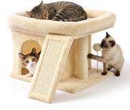 Relaxdays Krabpaal - beige - 54x38,5x45 cm