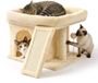 Relaxdays Krabpaal - beige - 54x38,5x45 cm