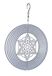 Nature's Melody Cosmo Mandala Wind Chime - Silver - Approx. 8 inch/20 cm