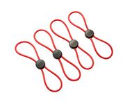 Kuhn Rikon Rood 21084 elastische snelsluitingen 4-set, siliconen