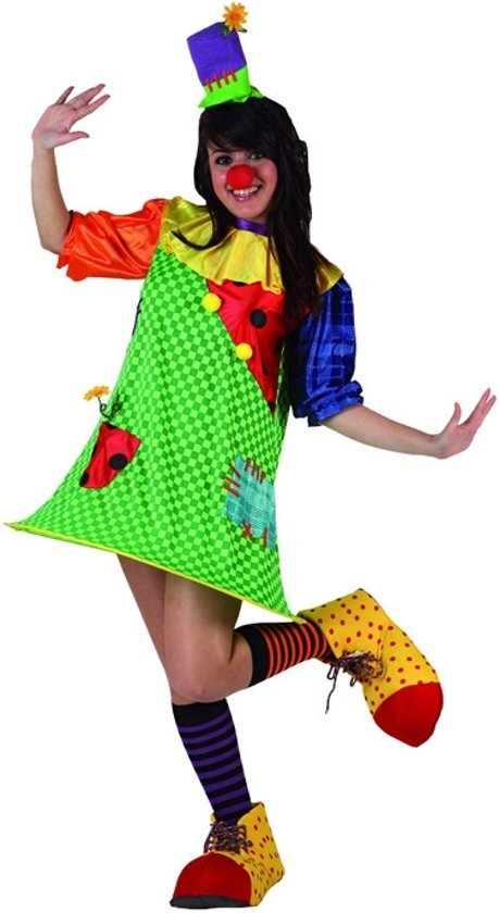 Vegaoo Clown pak voor dames - Verkleedkleding - One size