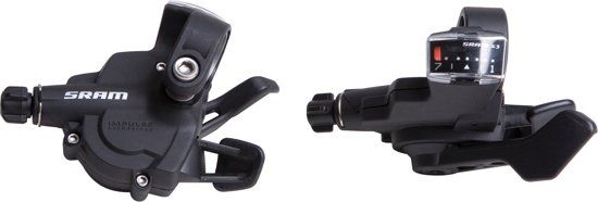 SRAM Trigger X3 - Schakelhendel - 7-speed - rechtsachter - zwart