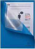 Exacompta 4x FOREVER® Pak van 100 venstermappen 120g/m2 - 22x31cm voor A4 - Fel blauw