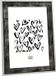 Deknudt Frames fotolijst S43RE2 - zwart - zilverkleurige rand - 15x20