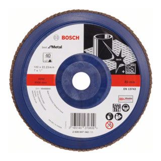 Bosch lamellenschijf X571 - Best for Metal - 180 x 22,23 mm - 40 - 10 stuks