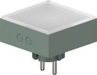 Avolt Lampe 1 - Lampe à brancher LED - Dimmable - Blanc chaud 2200-3000K - Chêne Vert