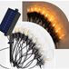 F-BRIGHT Guirlande Led Solaire 5m Avec 10 Ampoules Effet Flamme Feu