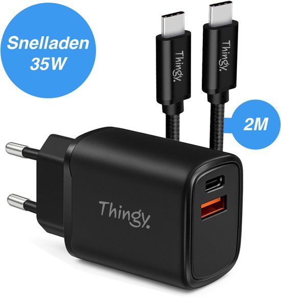 Thingy® 35W Snellader - Zwart