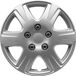 AutoStyle 4-Delige Wieldoppenset Louisiana 15-inch zilver