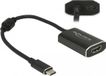 Delock Premium USB-C naar HDMI en USB-C PD adapter met DP Alt Mode (4K 60 Hz) / zwart - 0,20 meter