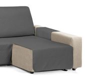 Martina Home Gewatteerde chaise longue Diamond, 280 cm, antraciet - universeel