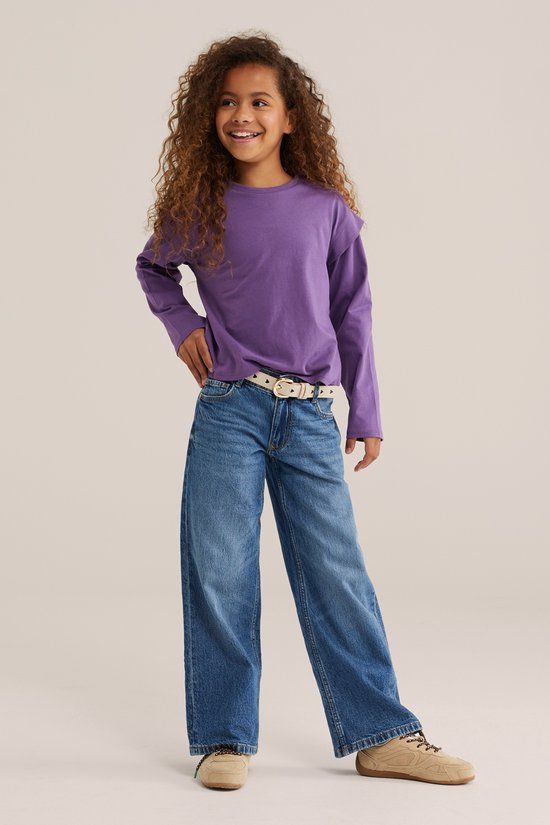 WE Fashion Meisjes T-shirt met lange mouwen