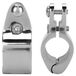 Charnière en acier inoxydable - Accessoires pour bateaux - Barre de réparation pour charnières - Capote bimini - Montage sur rail - 2 pièces - 25 mm - Accessoires pour bateaux