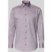 OLYMP Luxor Modern Fit Overhemd bordeaux, Faux-uni