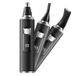 Sparoma Tondeuse pour poils oreilles et nez 3-en-1 – Écran LED | Moteur haute vitesse 8500 tr/min | Étanche IPX7 | Rechargeable Type-C, comprend embouts supplémentaires de tondeuse pour pattes et sourcils, TC-021 (Noir)