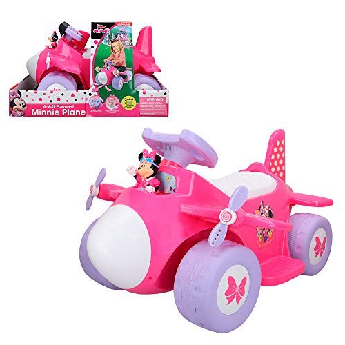 Disney Minnie Vliegtuig met accu - 6 V - Colorbaby 46347