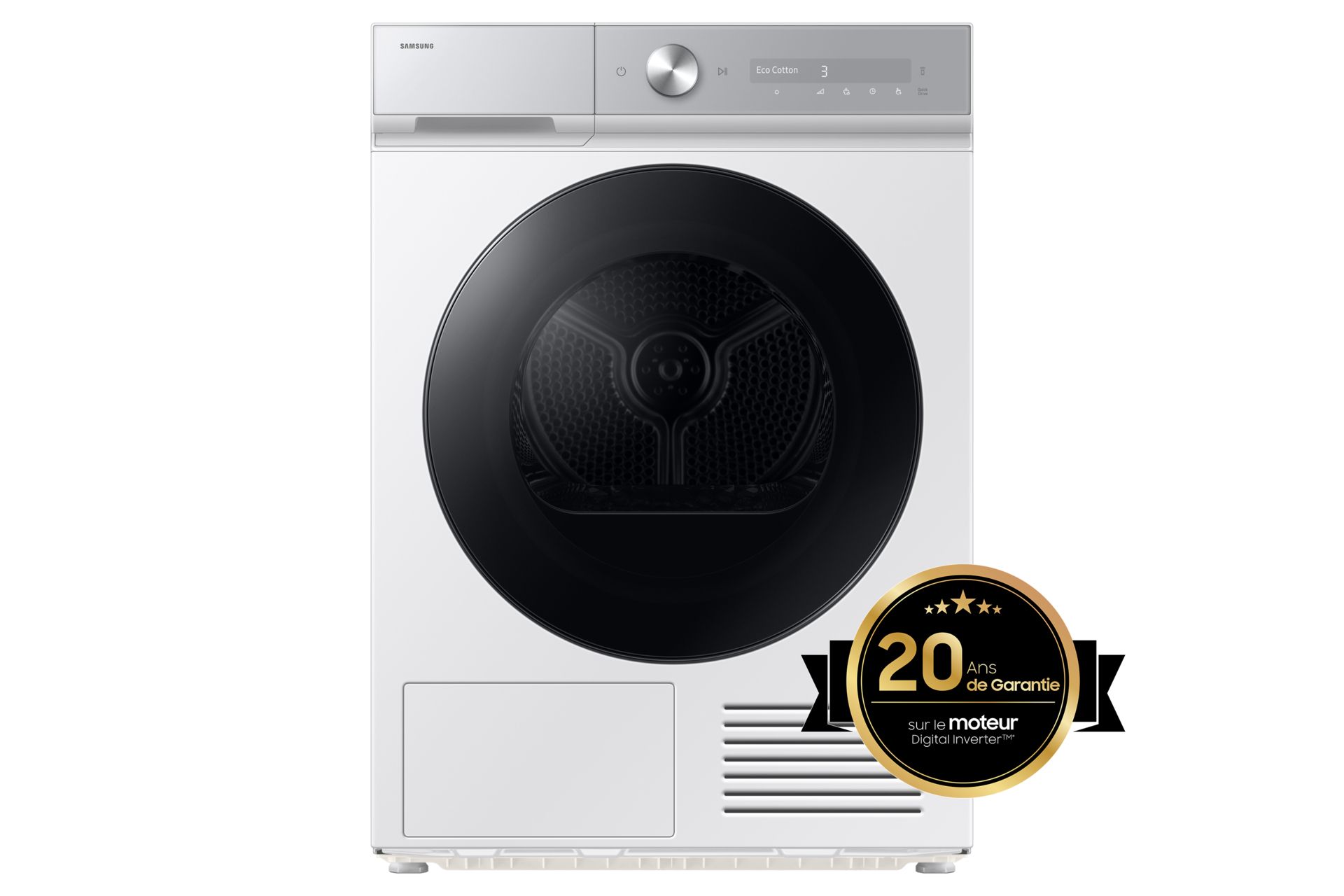 Samsung BESPOKE 8000 Series 9kg Heat Pump Dryer - White