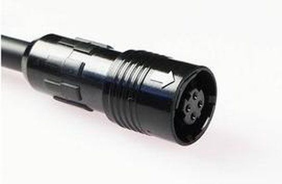 Yamaha Snellader - Elektrische fietsoplader - 36V - 4A - 4-pins - Zwart