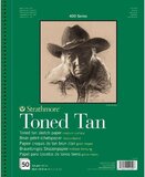 Strathmore 400 Series Schetsboek - Bruin Getint Papier - 50 Pagina's