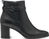 Tamaris - Femme - Bottines - Noir - Cuir/Synthétique - Talon bloc - 5-7 cm