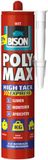 Bison Poly Max® High Tack Express Wit - 4 x 440 gr - Voordeelverpakking