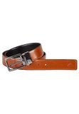 Daniel Hechter Riem omkeerbare riem 100% leer zwart cognac model 10152