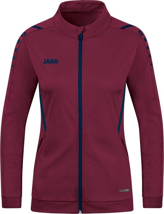 Jako - Challenge Polyester Jacket Women - Bordeaux - Size 36