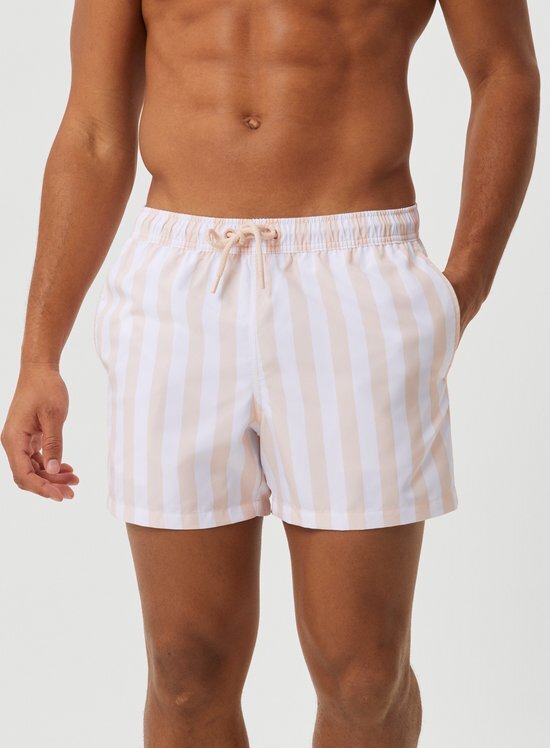 Bj&#246;rn Borg - Swim Shorts - Heren - Zwembroek -Roze gestreept- L