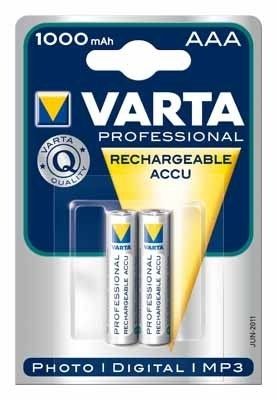Varta 5703301402 - Huishoudelijke batterijen - Nikkel-Metaalhydride (NiMH) - 1000 mAh - Zilver