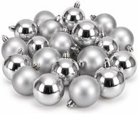 Decoris Kerstballen - 36 stuks - Zilver - 6 cm - Kunststof - Mat/Glans