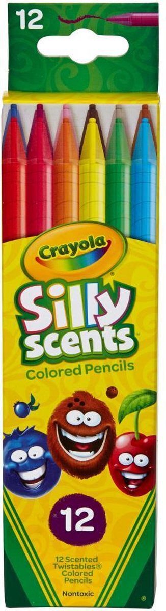 crayola 68-7402 Silly Scents Twistable potloden, meerkleurig, 21,84 x 5,71 x 1,9 cm