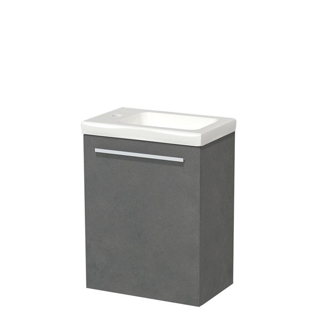 Maxaro Modulo Toiletmeubel - Donkergrijs Beton - 40 cm