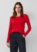 s.Oliver T-shirt met lange mouwen voor dames, rood, maat 46