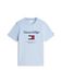 TOMMY HILFIGER Chemise bleu marine / bleu clair / rouge vif / blanc