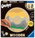 Ravensburger CreArt, Malen nach Zahlen Wooden - Mountains