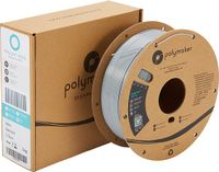 Polymaker PolyLite Filament PETG Hittebestendig, Hoge treksterkte 1.75 mm 1000 g Grijs