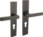 Intersteel Deurkruk Hera op schild 245x45 mm profielcilindergat 72 mm antracietgrijs