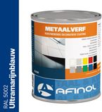 Afinol Peinture Métallique Bleu Ultramarin (RAL 5002) 750 ml