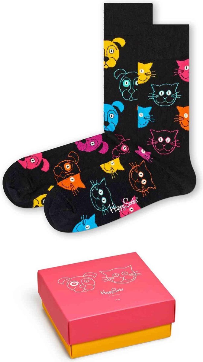 Happy Socks Cat VS Dog Giftbox - Maat 41-46