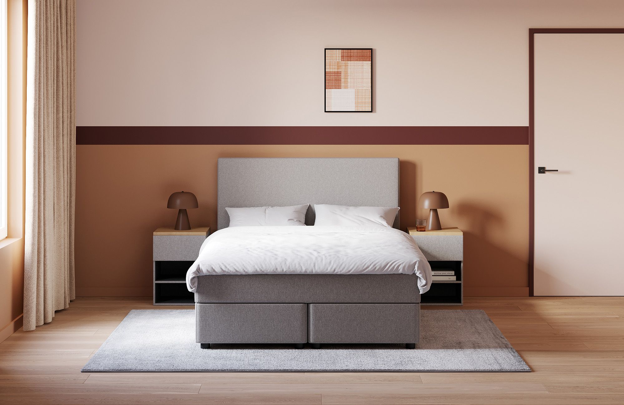 Swiss Sense Boxspring Essence Square - Snel leverbaar